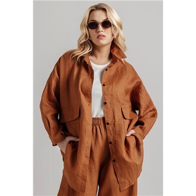 Блузка женская  Р95098/03/Терракотовый