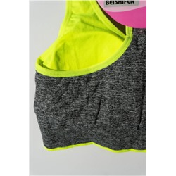 1802 топ спортивный женский (Салатовый)
