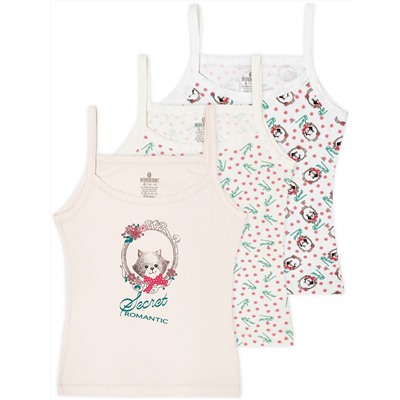 4946 майка для девочки многоцвет (BAYKAR)