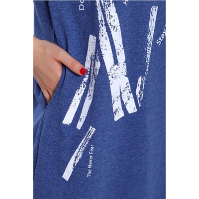 Туника 51109 (Индиго меланж)