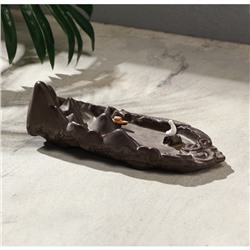 Подставка для благовоний TAKE IT EASY «Рыбак», набор благовоний конусы, стелющийся дым, 19×10×7 см