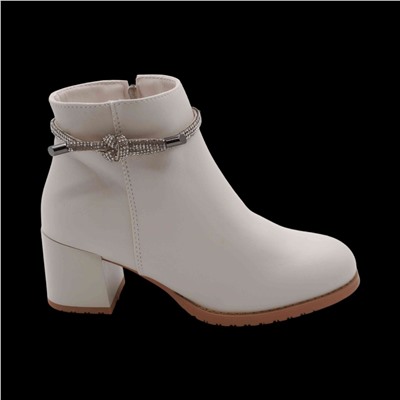 Ботинки на меху 12-4МВ бежевые