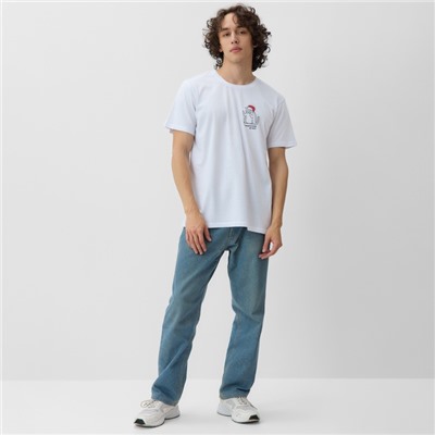 Футболка мужская KAFTAN «Обещание» белый, размер L