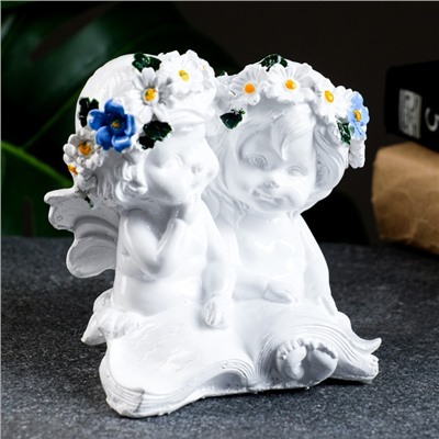 Фигурка гипс «Два ангела с книгой», 12×12 см