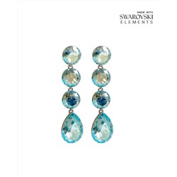Серьги с кристаллами Swarovski