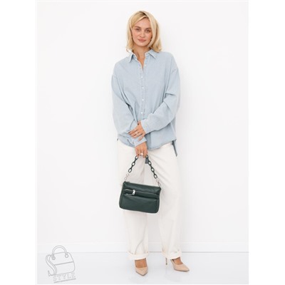 Сумка женская кожаная 3011NN green Natale Navetta