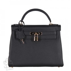 Сумка женская кожаная 28KLVG black Vitelli Grassi
