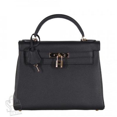 Сумка женская кожаная 28KLVG black Vitelli Grassi