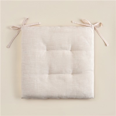 Подушка на стул SL HOME Gloomy, 42×42 см, бежевая