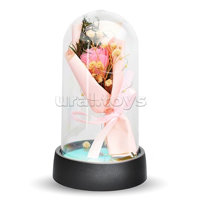 Светильник "Букетик" в коробке (розовый)