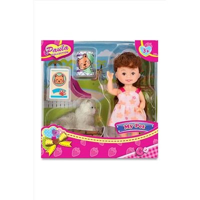 Игровой набор "Paula. С питомцем", с котом Игрушки разных брендов, 267853