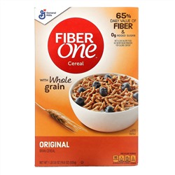 General Mills, Fiber One Cereal with Whole Grain, Original , 19.6 oz (555 g)