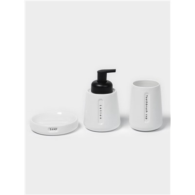 Набор для ванной SAVANNA «Мини», 3 предмета, дозатор для мыла, стакан, мыльница