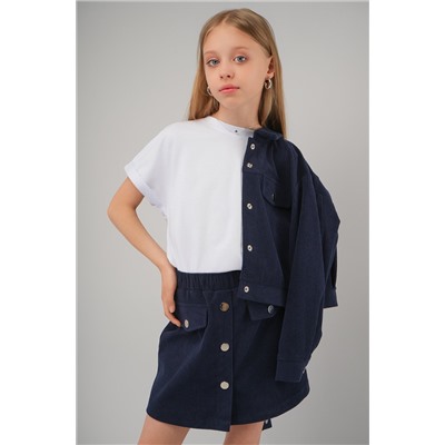 Вельветовый костюм для девочки Happyfox