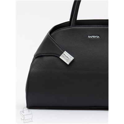 Сумка женская кожаная 98349-2P black Velina Fabbiano-Safenta  в Новосибирске