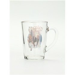 Кружка новогодняя стеклянная «С Новым годом. Лошадь», 300 мл