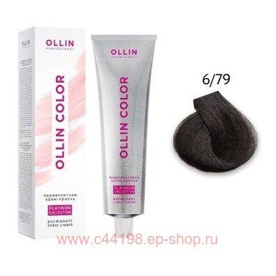 OLLIN COLOR Platinum Collection 6/79 100 мл Перманентная крем-краска для волос