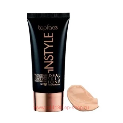 TopFace Instyle Тональный крем для лица Ideal Skin Tone Foundation Spf15 тон 003 бежевый PT 458