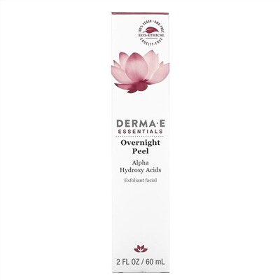 Derma E, Ночной пилинг, скраб для лица, 60 мл