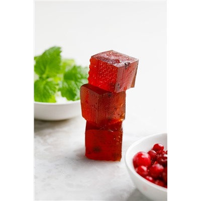 Мармелад ягодный с Брусникой / брикет / 200 г / ТМ Сибирский кедр