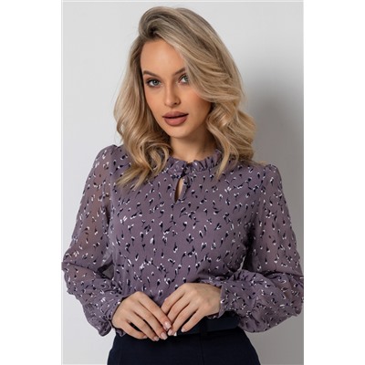 Блузка женская  7053/30/Серо-сиреневый
