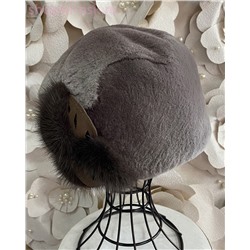 Амина кролик рекс Шапка женская флис (56-58)