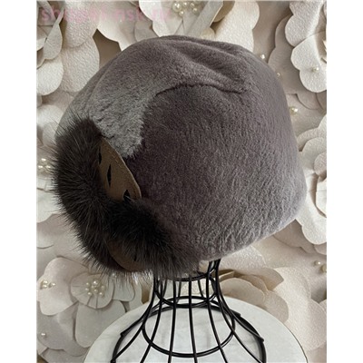 Амина кролик рекс Шапка женская флис (56-58)