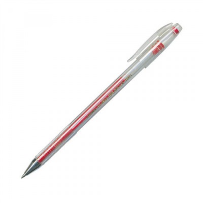 Ручка гелевая "Crown" 0.5 мм красная HJR-500B Crown