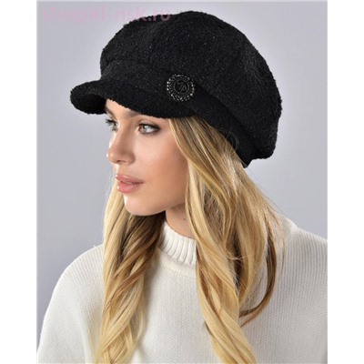 Восьмиклинка букле пайетка Кепка флис (56-58)
