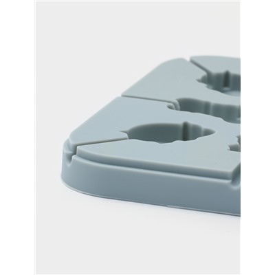 Форма для леденцов «Зоопарк», силикон, 14.5×14.5×1.5 см, 8 ячеек (3×2.5 см), с палочками, МИКС