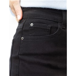 Джинсы мом фит из мягкой эластичной джинсы 13,5OZ