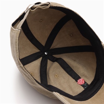 Кепка женская «Роза» MINAKU, бежевый, размер 58