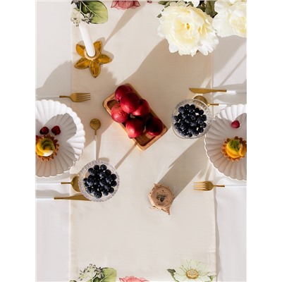 Дорожка Этель Organic home 40×146 см, репс 210 г/м², 100% хлопок