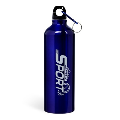 Бутылка для воды «Мастер К», 750 мл, 24.5×7 см, корпус из алюминия