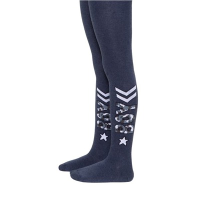 Классические Conte-kids TIP-TOP Хлопковые колготки с рисунком "BOY"