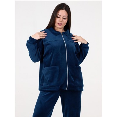 Куртка "Алиса" синий вельвет