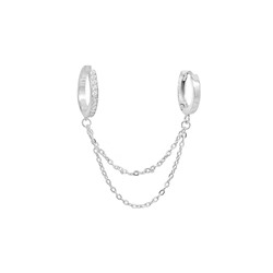 Каффы из серебра куб.циркон., Ю-28035р