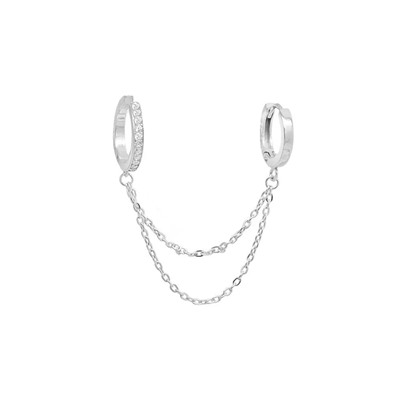 Каффы из серебра куб.циркон., Ю-28035р