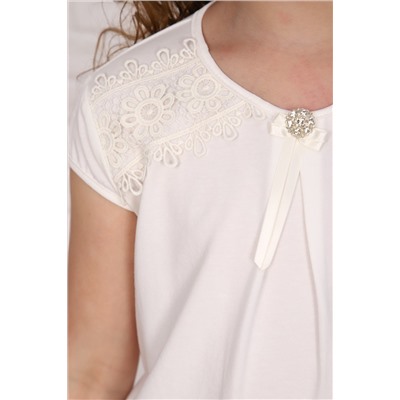 Виринея короткий рукав блузка детская