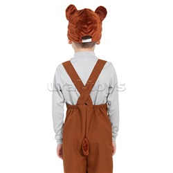 Изделие швейное "Набор карнавальный "Медведь цирковой" ткань-плюш (6-9 лет, рост 122-134 см)