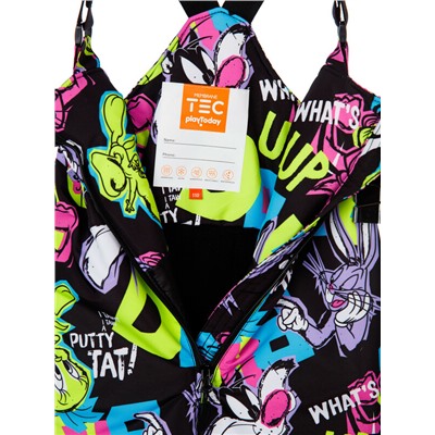 Комплект текстильный с полиуретановым покрытием для девочек: куртка, полукомбинезон