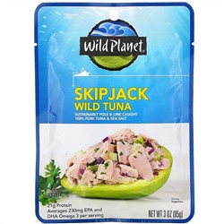 Wild Planet, Skipjack Wild Tuna, 3 oz (85 g)