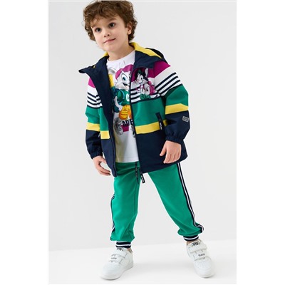 Куртка текстильная с полиуретановым покрытием для мальчиков (ветровка) PLAYTODAY, 1240303