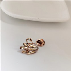 Брошь-значок с кристаллами Swarovski