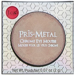 J.Cat Beauty, Тени-мусс для век Pris-Metal Chrome Eye Mousse, оттенок PEM107 «Хромовая галактика», 2 г