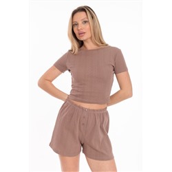 Шорты из рибаны М325434к