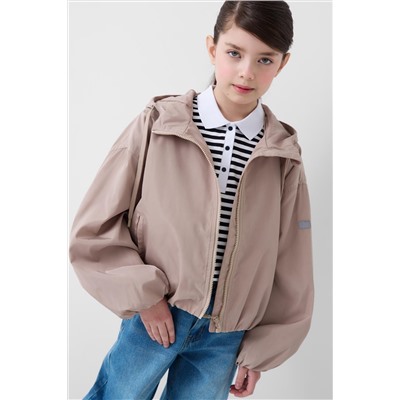Куртка текстильная с полиуретановым покрытием для девочек (ветровка) PLAYTODAY, 1244408