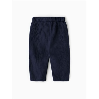 Брюки «Крошка Я. Муслин», рост 68 см, синие