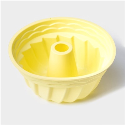 Форма для выпечки Доляна «Немецкий кекс. Заварное печенье», силикон, d=19 см, МИКС