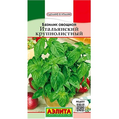 Базилик Итальянский Крупнолист.Аэли